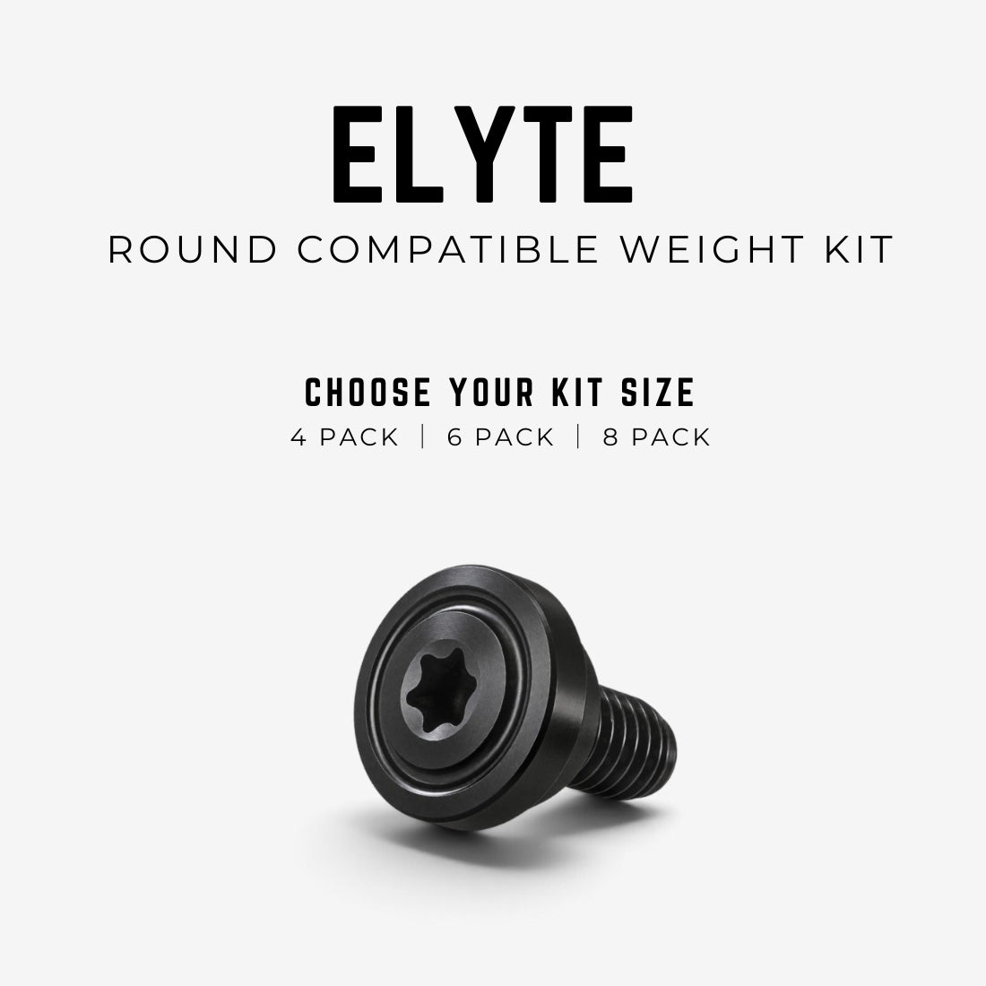 Callaway Elyte Round Compatible Weight Kit