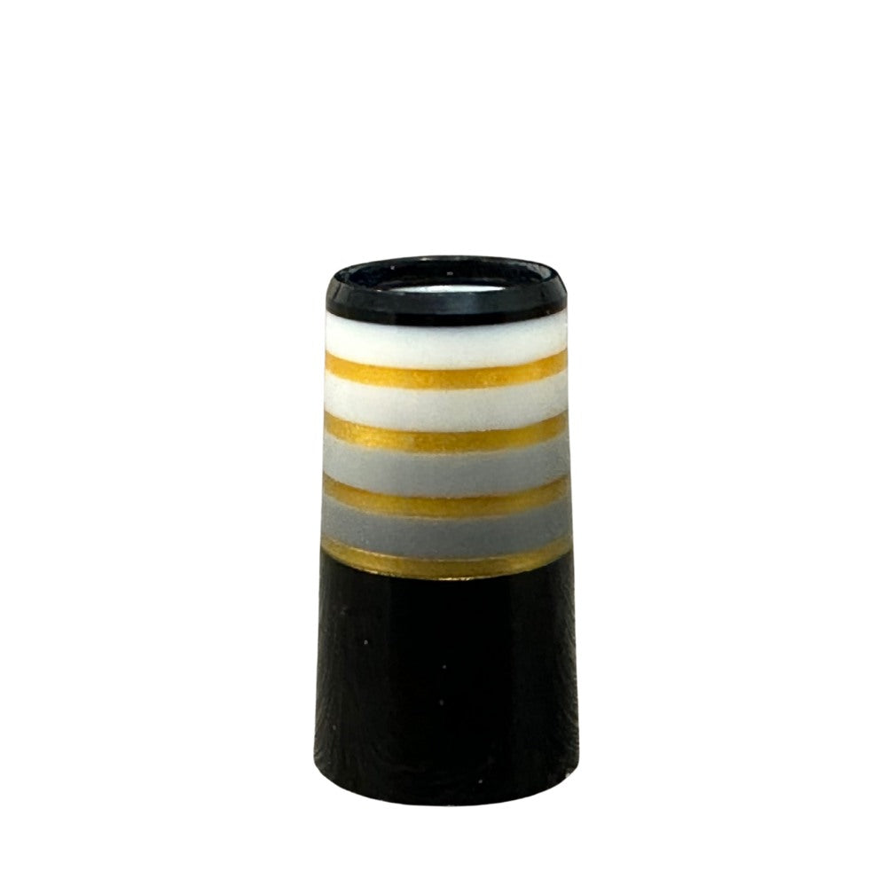Gray-Gold Alloy Series Golf Ferrule - Black Base