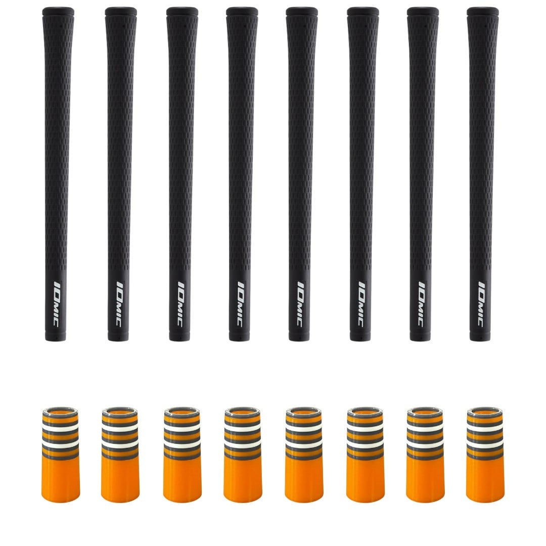 Iomic Sticky 2.3 Black Grip + Matching Ferrule Kit - Burnt Ricky