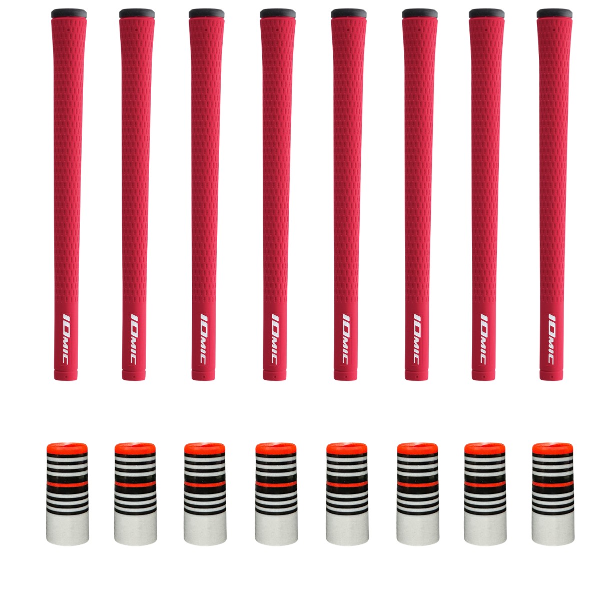 Iomic Sticky 2.3 Red Grip and Ferrule Kit - Fire Truck 2.0