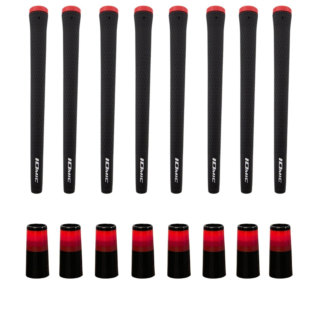 Iomic Sticky 3.5 Grip + Matching Ferrule Kit - Inferno