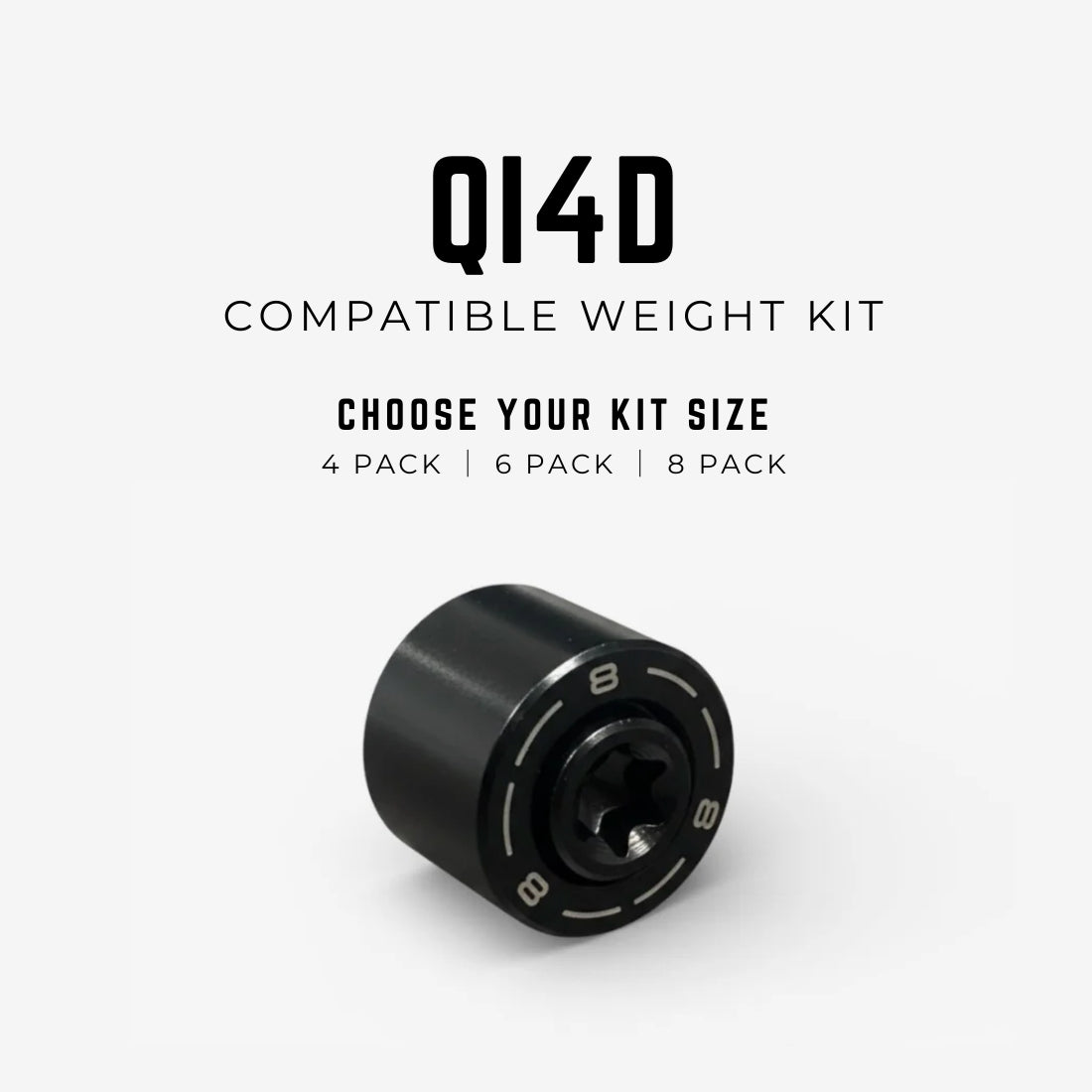 TaylorMade Qi4D Compatible Weight Kit