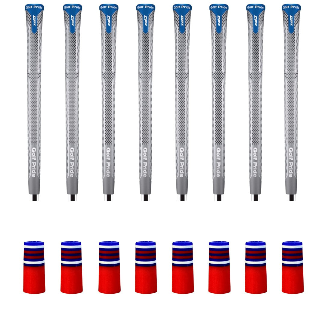 Golf Pride CPX grip and Patriot 2.0 golf ferrule matching kit