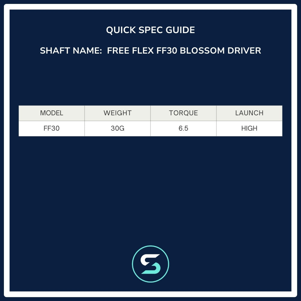 Free Flex FF30 Blossom White Wood Shaft Spec Chart