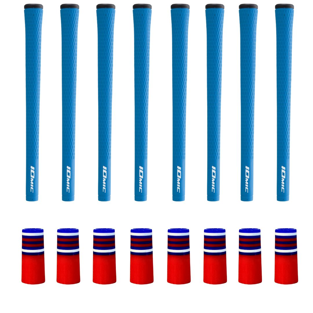 Red White and Blue golf ferrule kit