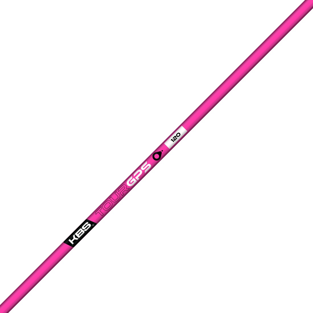 KBS GPS Graphite Putter Shaft Hot Pink Gloss