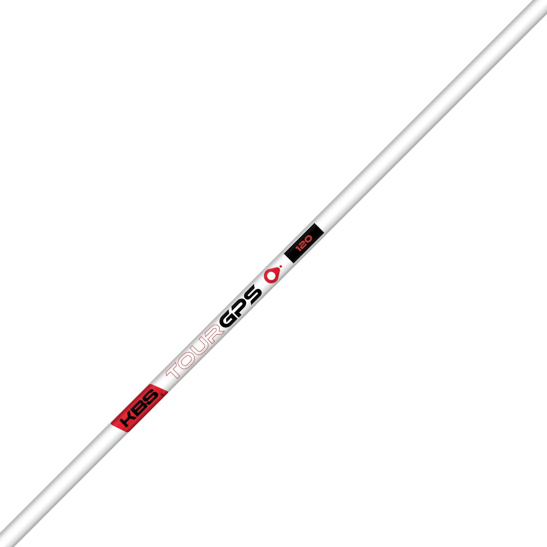 KBS GPS Graphite Putter Shaft White Gloss