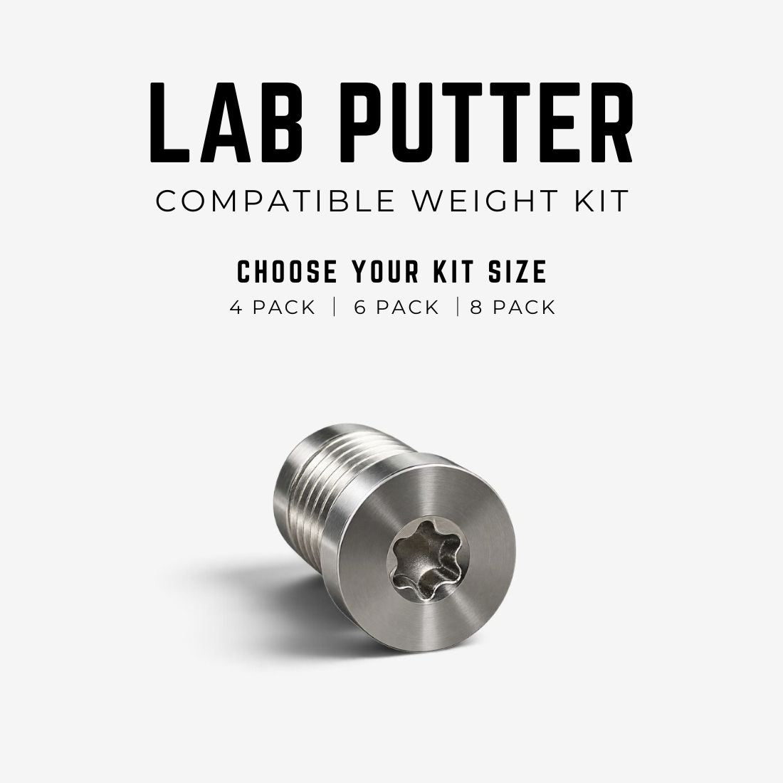 LAB Golf Compatible Putter Weight Kit