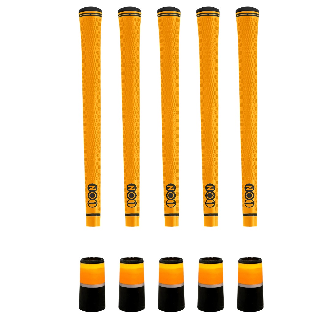 NO1 50 Series Orange Grip & Ferrule Colorway Kit - Orange/Black Monochrome 5 Piece Kit