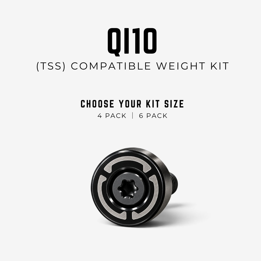 TaylorMade Qi10 Driver (TSS) Round Compatible Weight Kit