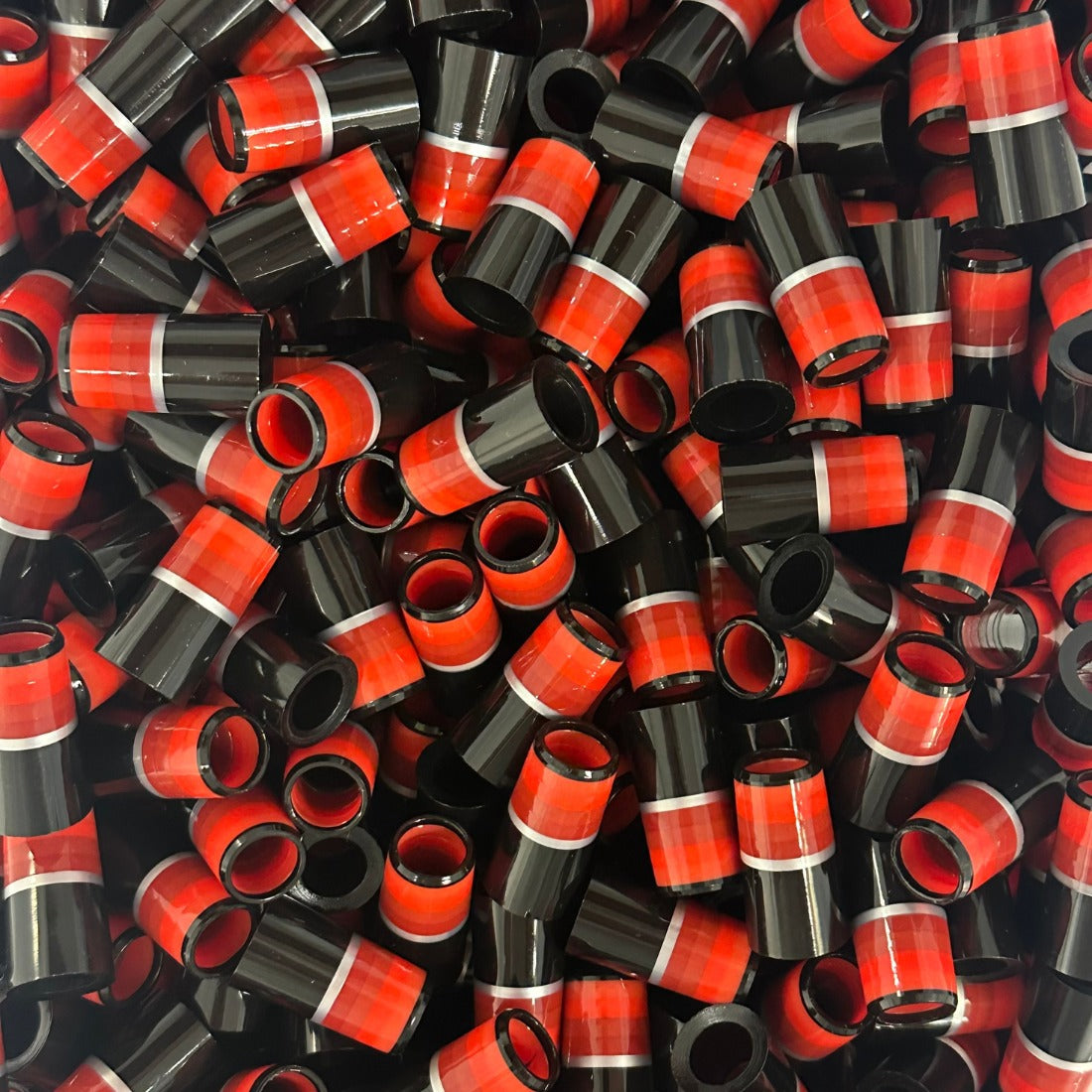 Red Monochrome Ferrules
