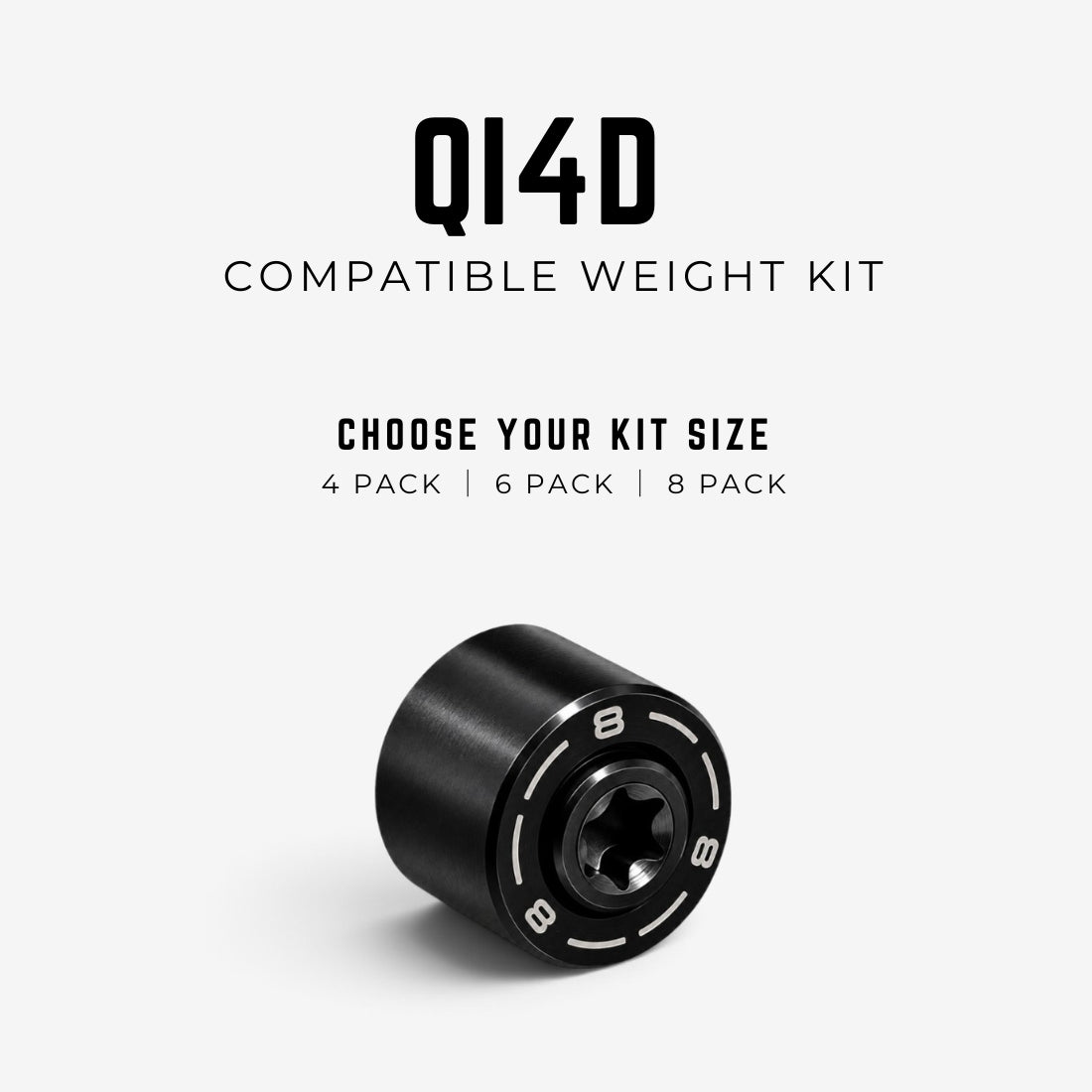 TaylorMade Qi4D Compatible Weight Kit